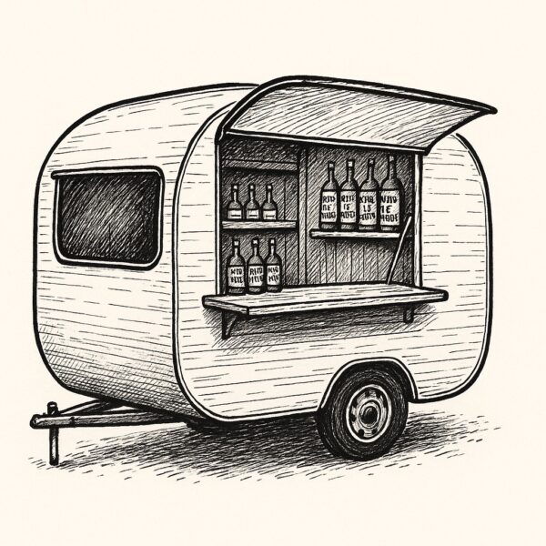 Inspiration caravane stylée pastis le pierrot